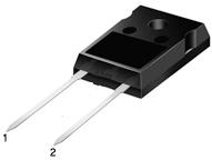 RURG86F85 8A, 6V Ultrafast Rectifier Features High Speed Switching ( t rr =74ns(Typ.) @ I F =8A ) Low Forward Voltage( V F =.34V(Typ.