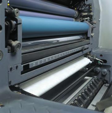 FPC fully automatic plate changer Program Inking supplies the right amount of ink as soon as printing starts Ink is automatically supplied to match the print image.