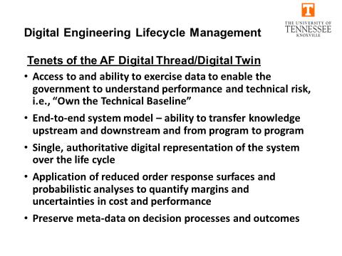 New Paradigms in Life Cycle Management Digital Engineering Kraft, Edward