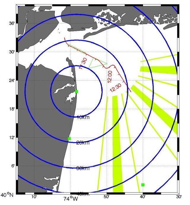 Monostatic and Bistatic Detections on the Amalthea Sea Bright radar