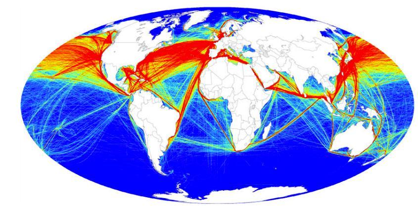 Global Vessel Traffic Patterns The Center