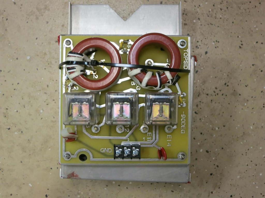 ONE SIDE CONTROL BOX INTERIOR SHOWS