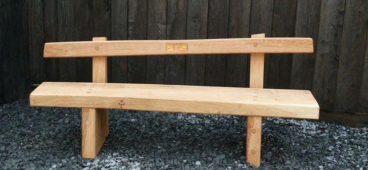 NATURAL OAK TOW PATH BENCH The Heavy-Duty Tow Path Bench is the ideal option for any project when looking for vandal resistant Lake or canal side landscape furniture and park benches.