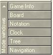 markers on board. You can also run the analytic program and insert the analysis result into a game that is viewed in the Board window.