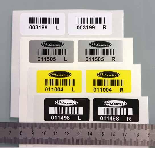 Linear barcodes, e.g. Code 39 or Code 128 specification, can be used, as well as 2D systems such as QR codes or the GS1 DataMatrix.