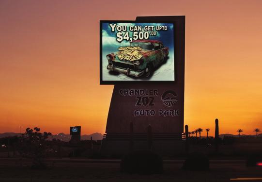 EMCs are not digital billboards, which advertise a good or service that is located away from where the sign is located.