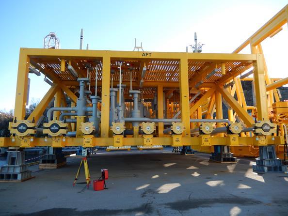 structure is ready to be surveyed subsea Document that vital installation pieces such as Guide pins, Guide Funnels and Landing Pads are correctly mounted Measure Installation angles on each sensor so