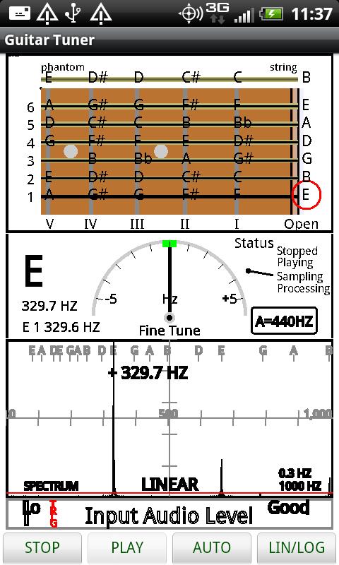 WithStrings Guitar Tuner Manual 1. Description The WithStrings Guitar Tuner is an Android application that runs on your smart phone or tablet.