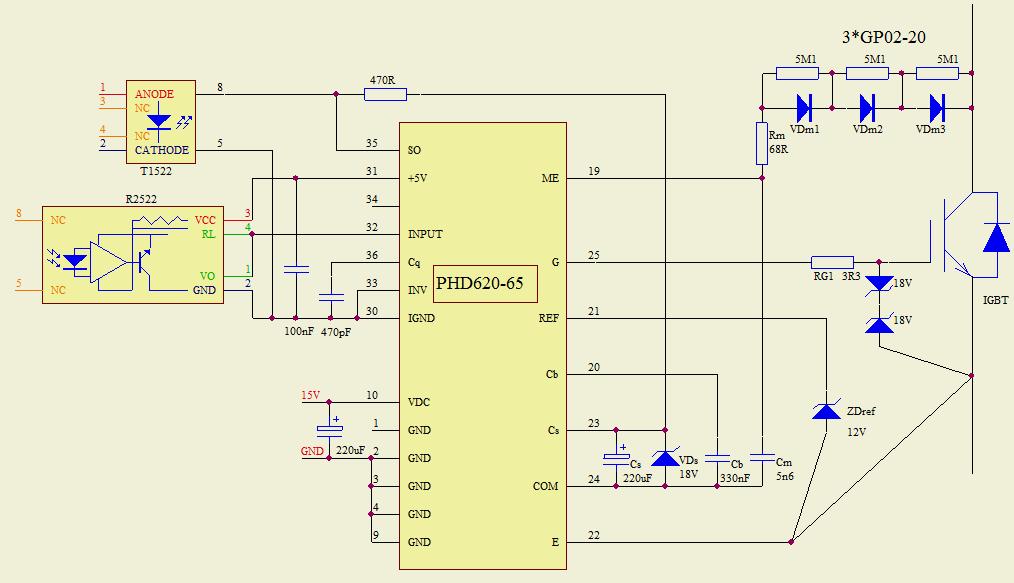 circuit 2 is used to drive 1700V IGBTs.