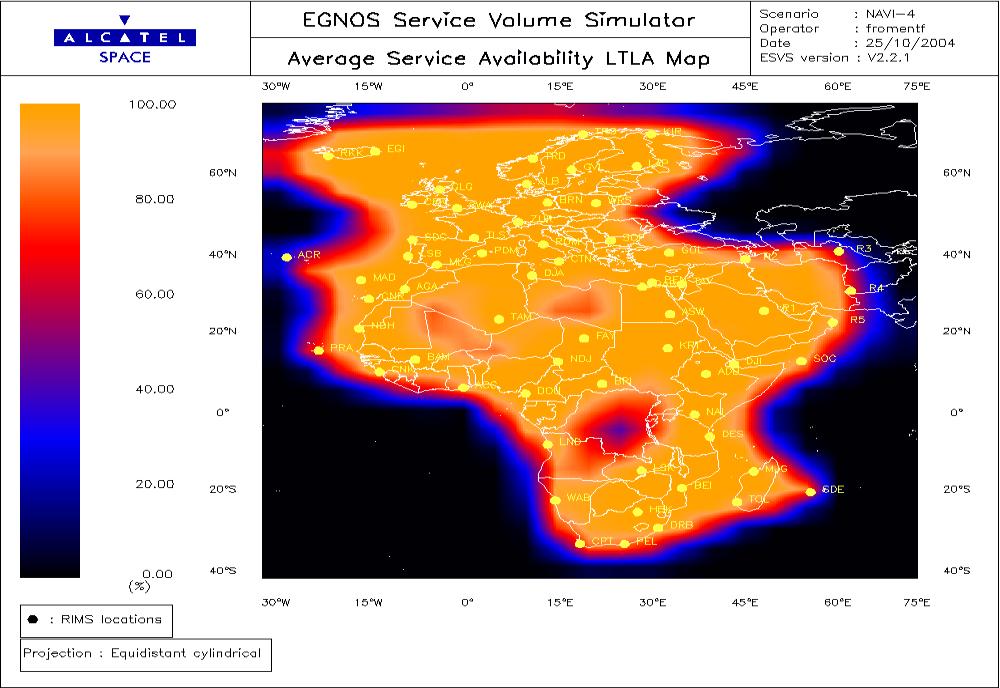 SBAS coverage for Africa Page 18 RIMS : = 33 ECAC + 29 AFI + 5 MID A SBAS system can be