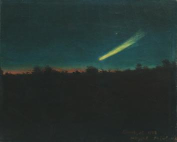 Helwig Wyant (1836 1892) Comet of 1882 8 3 /16 x 10 3 /16 inches