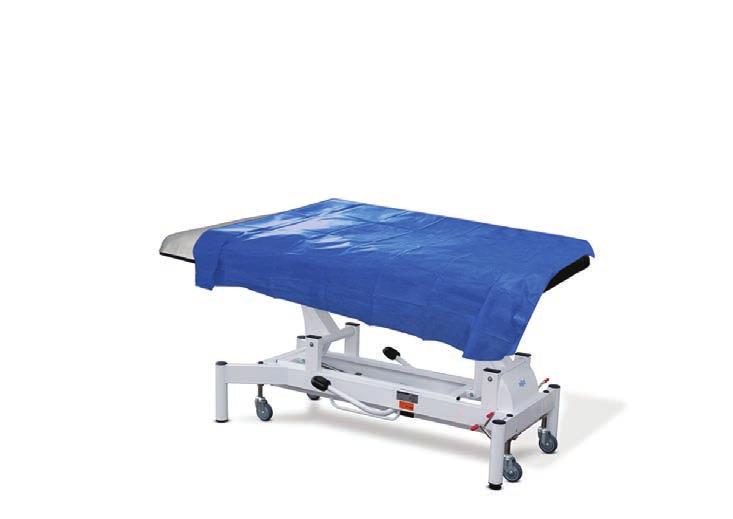 Bed sheet HCB02WHI 2400L x 700W 32 Cartons 735x435x180 DARK BLUE Bed sheet HCB02BLU 2400L x 700W 32 Cartons 735x435x180 FITTED BED SHEET NONWOVEN Elastic Ends A+G Fitted nonwoven bed sheets made from