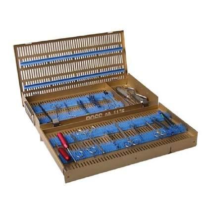 Micro Instrument Trays 00-1110 00-1175 Size 00-1110 Sterilization Case 10x10 x1.