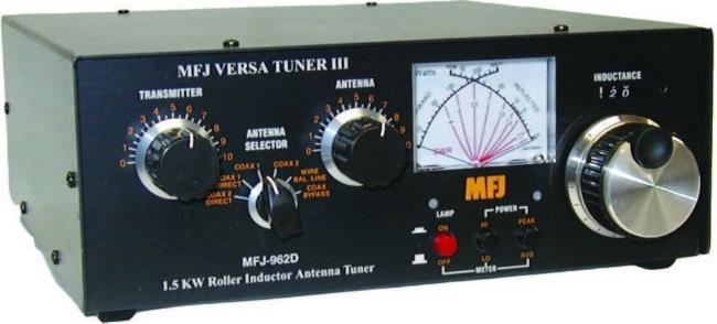 feed line, an antenna tuner is not required. Automatic antenna tuner. Manual tuner Homebrew tuner 3.