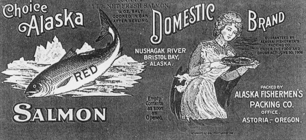 1880 1899 The creation of corporations quickly led to specialized and branded salmon marketing.