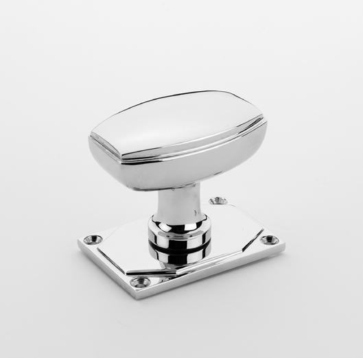 oor Knob Sets A domed non-sprung Oval design oor Knob offered fitted to a choice of either Square, Round or Oval