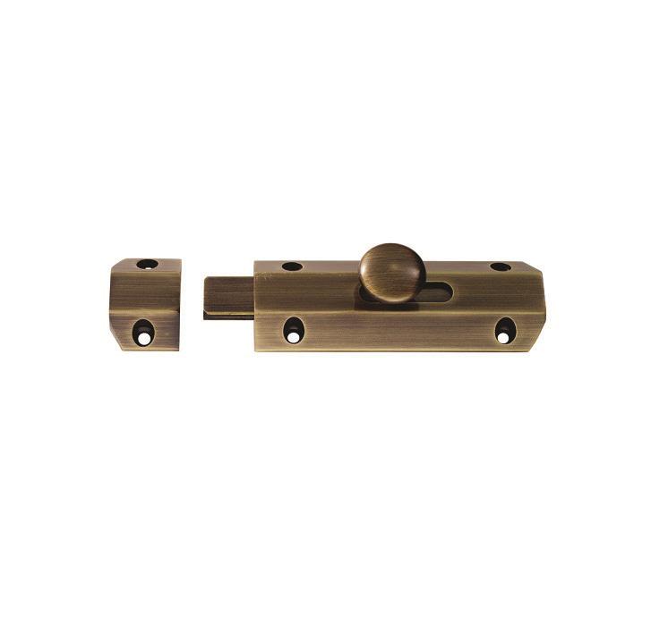 Easy to fit surface fixed straight Polished Brass 4 (102mm x 38mm) 37135 6 (152mm x 38mm)