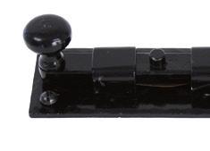 Bolts Universal Knob Bolt - Black A multi purpose bolt which can be used on windows or doors and in other applications due to a variety of keeps supplied.