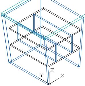 This can be done by defining the points for the width, depth and height of the drawer insertion zone. 4 2 1 Hint First snap the width dimension.