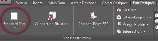 Create angled parts First steps in the 3D-Processing Copy and move with AutoCAD-Functions Multiple insertion with connectors Set Free Drawers Execute different part-/edge