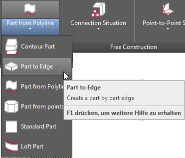 Hint The first edge, which you have drawn when creating the standard part, is also Edge 1 on your part.