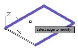 Additionally, independent from the position of the First Edge you can assign the reference edge (X-direction = Position of the panel on the machine; grain direction) to another edge on the part.