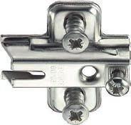 plate Zero Protrusion hinge at 90 opening NEXIS SLIDE-ON M/PLATE SCREW FIX -