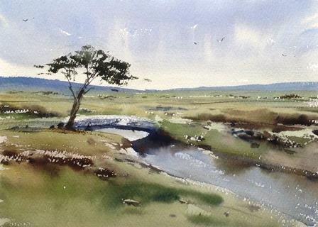 John is an associate member of the RBSA and a member of the Birmingham Watercolour Society.