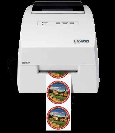 Color Label Printers LX400 produces gorgeous, professional-quality labels for all your short-run, specialty
