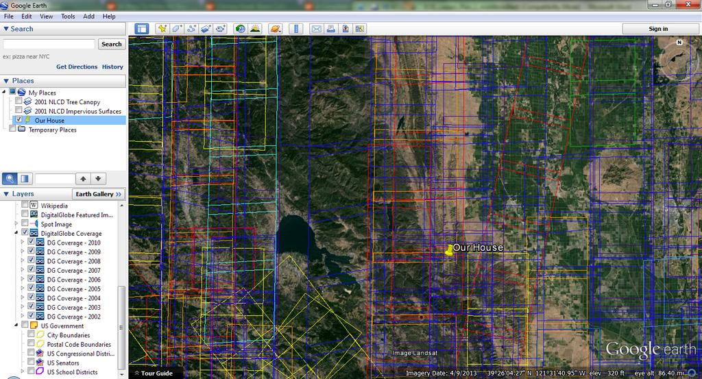 Lesson Plan 1 Introduction to Google Earth for Middle and High School actually consists of data from multiple