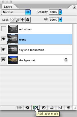 If each of the layers looks different, but the layer order is incorrect, simply restack the layers in the Layers palette by clicking on a layer name and dragging it above or below another layer name.