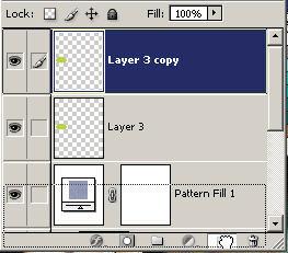 The next step is easy. Just drag that layer to the new layer icon to duplicate it as shown. Do this a total of two times.