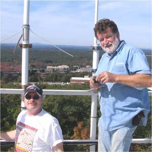 contributions have allowed the club to purchase a brand new Super Station Master 2 meter antenna! On October 15 th, 2008 it was installed by N1UEC Lou, K1QAR Ted and K1LBG Joe.