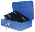 There is a box to suit most individual requirements Number of keys : 2 Blue A strong and practical cash box, which is ideal for keeping loose cash safe Made from