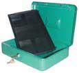 cash box, which is ideal for keeping loose cash safe Made from high quality electrically welded steel plate Complete with internal tray Securikey - Mars 4 2 Green A