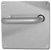 Door Furniture & Accessories Backplate size : Fixing : Spindle size : 9mm round bar lever Fittings to screw or bolt supplied Grade 304 stainless steel Backplate size : Fixing : Spindle size : 9mm