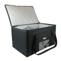 smaller scale. A great fit for small order meal deliveries or for transporting beverages.
