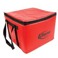 transporting food in pizza boxes, deli/food/pastry trays, aluminum food pans or to-go bowls.