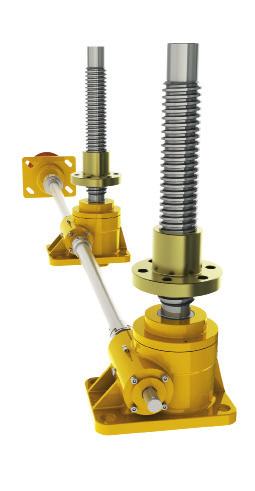 The Power Jacks U-Series: Jacking Systems SCREW JACKS CAN BE CONNECTED TOGETHER IN SYSTEMS SO THAT MULTIPLE UNITS CAN BE OPERATED AND CONTROLLED TOGETHER.