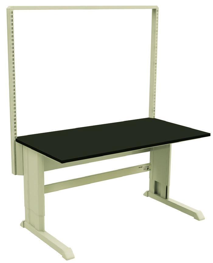 VWR LAB BENCHES VWR Frame + Top + Single Bay Uprights 32.625 D* 38.625 D* Frame Style Width (in) Worksurface Uprights 53.
