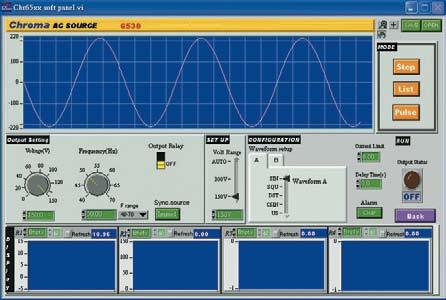 Main Operation Menu Transient Voltage Programming Waveform Editor 9.
