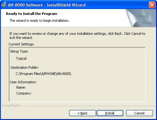 Chapter 5: SYSTEM SETTINGS BY SOFTWARE Step 3. Select Installation Folder.