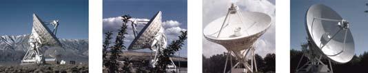 VLBA 10 x 25 meter telescopes spread from Hawaii to the