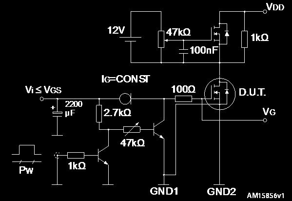 3 µf VDD PW GND1 (driver signal) GND2 (power) Figure 16: Test circuit for inductive load switching and diode recovery times Figure 17: Unclamped
