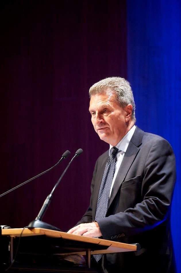 2016 In his opening speech, Commission Oettinger stated: Manufacturing is at centre of transformation of industry The role of the