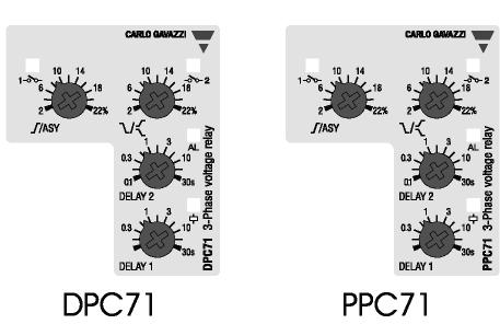 Mode of Operation (cont.) Connected to the 3 phases (and neutral) DPC71 and PPC71 operate when all 3 phases are present at the same time and the phase sequence is correct.