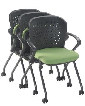 Virginia Correctional Enterprises The versatility of this extremely comfortable chair is ideal for meeting, training rooms, touch down areas or long days of learning.