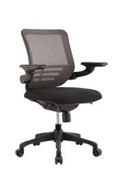 198 Task Seating D5 FEATURES - Arm pads adjust in/out and up/down - Fixed lumbar pad - Seat height and tension adjustment - Seat Slider - Backrest tilt angle adjustment at 90, 100, and 110 degrees -