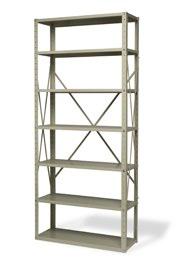 Individual shelves are 18 gauge preformed plate steel Shelves are constructed of 18 gauge plate steel and are adjustable in 1 ½ increments Units are delivered assembled and ready to use Choose from