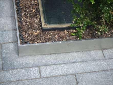 Kent Stainless tree pits are 1000mm x 1000mm as standard.